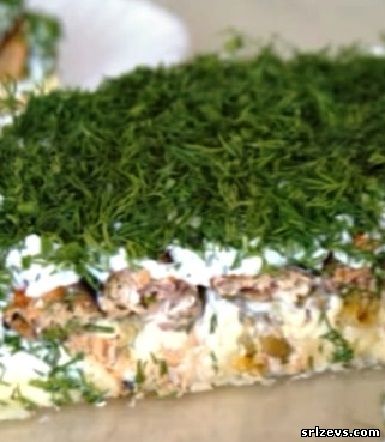 Салат со шпротами рецепт с фото