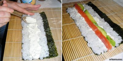 Готовим суши фото
